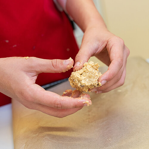Person baking