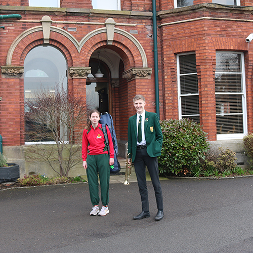 Students outside scool